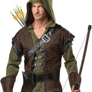 California Costumes Men's Realistic Robin Hood Costume Size S (38-40)